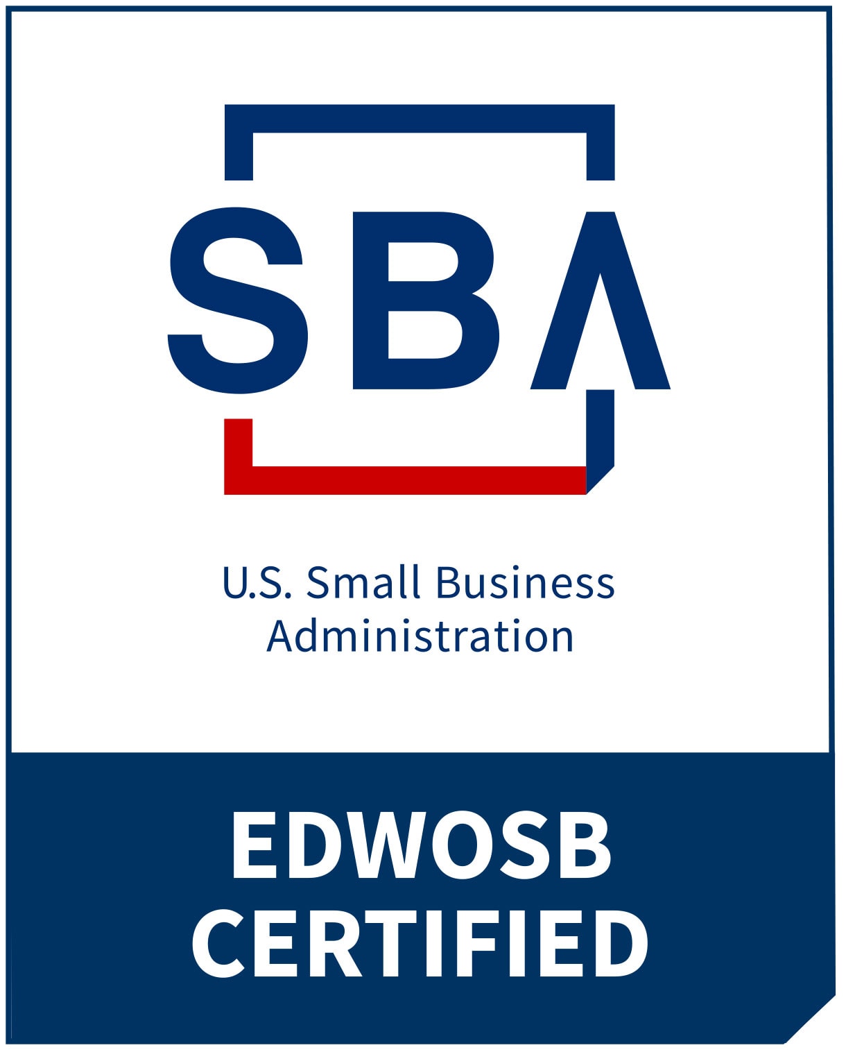 EDWOSB Certified — Economically Disadvantaged Women-Owned Small Business, U.S. Small Business Administration